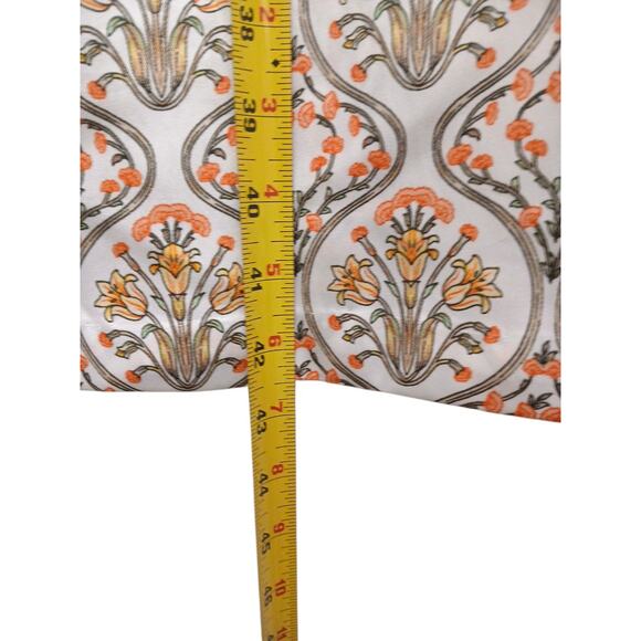 LOFT Satin Tuilerie Midi Shirtdress Sz 4 Floral Geo Paisely Minimalist Luxe $110 - Picture 8 of 11